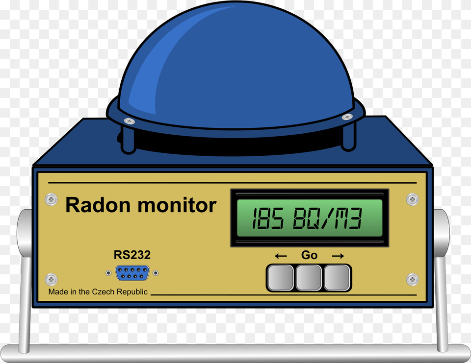 Continuous Radon Monitor Clip Arts Digital Clock, Screen, Hardware, Electronics, Computer Hardware Free Png Download