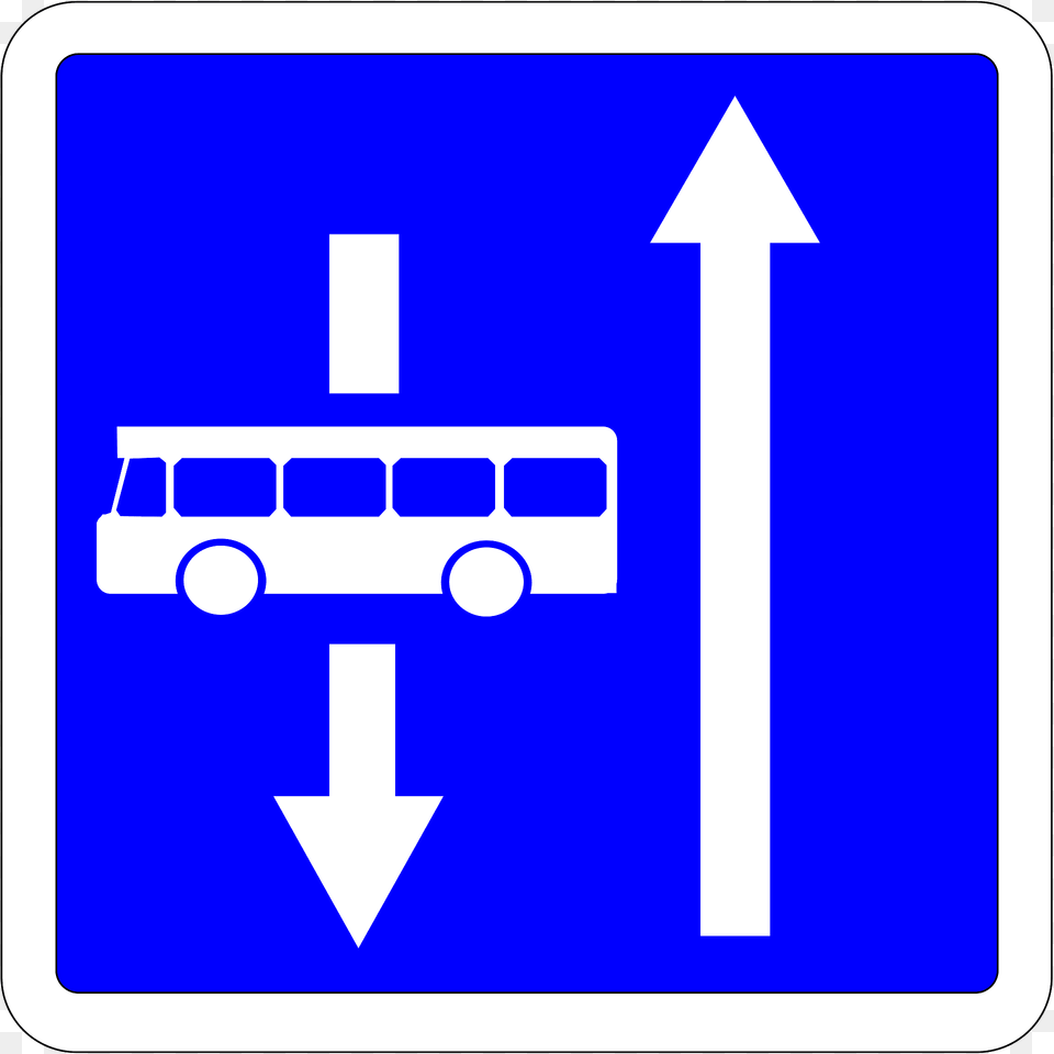 Contra Flow Bus Lane Clipart, Sign, Symbol, First Aid, Road Sign Png