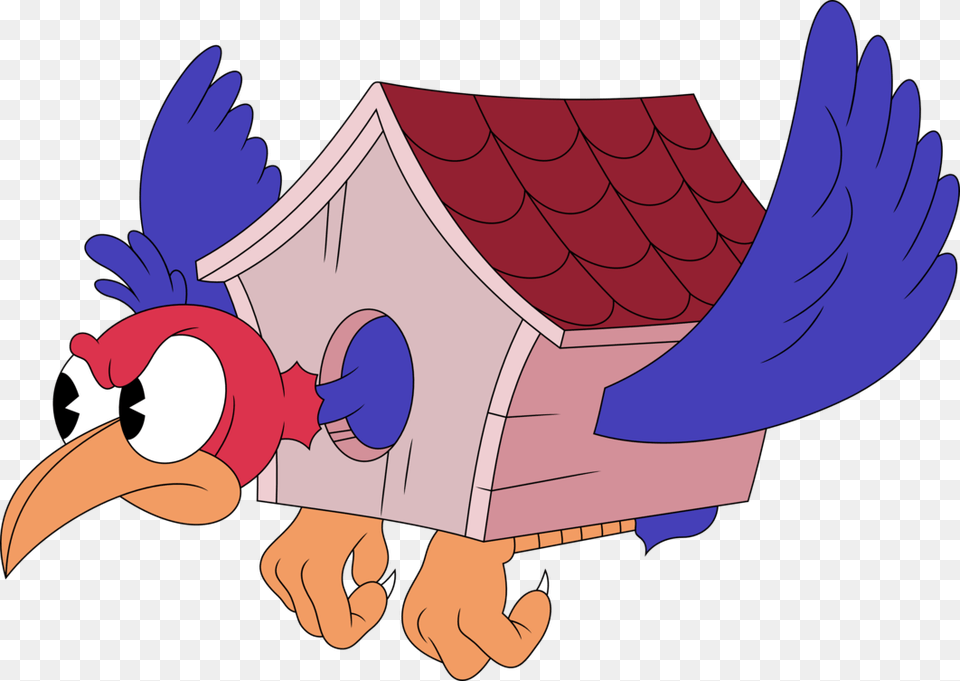 Contra Pac Man World 2 Bird Cartoon Vertebrate Beak Cuphead Boss Wally Warbles, Baby, Person, Face, Head Free Transparent Png