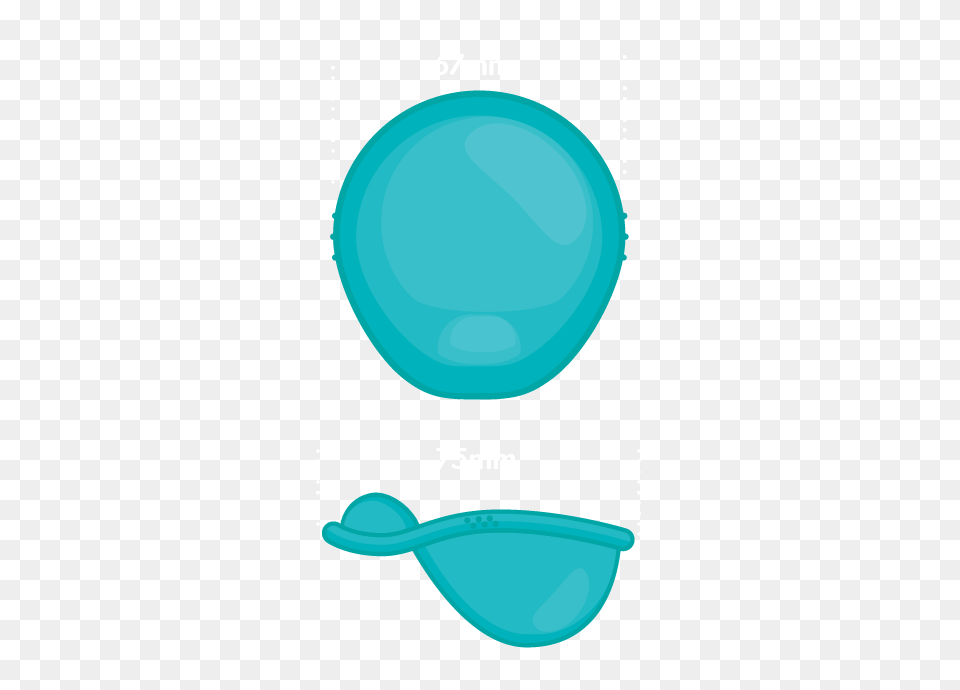 Contraception Information And Support, Cutlery, Spoon, Balloon, Turquoise Free Png Download