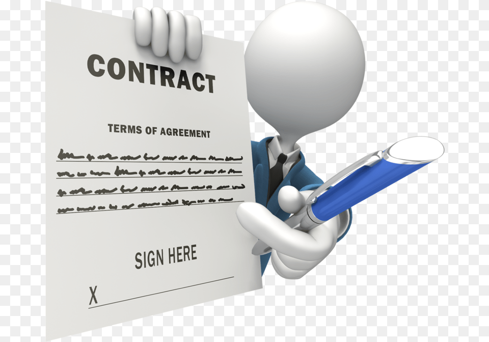 Contract Clipart Commitment To Work Contract, Text, Sphere, Blade, Razor Png Image