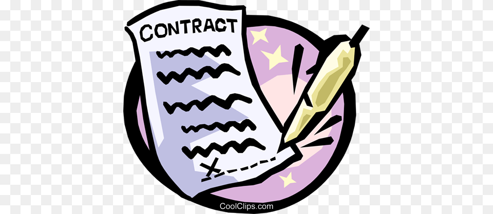 Contract With Pen Royalty Free Vector Clip Art Illustration, Baby, Person, Face, Head Png Image