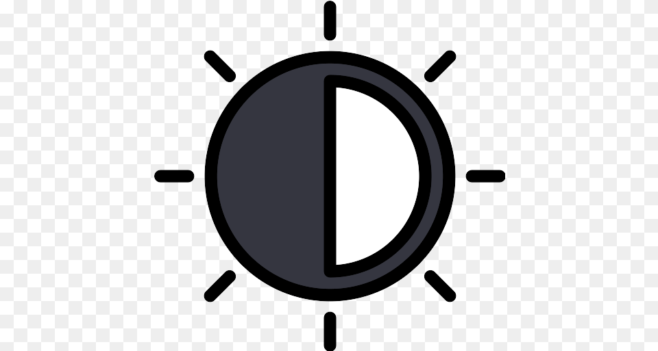 Contrast Bright Icon Sunny, Astronomy, Moon, Nature, Night Free Transparent Png