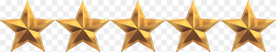 Control 5 Out 5 Golden Star Transparent, Gold, Weapon Png Image