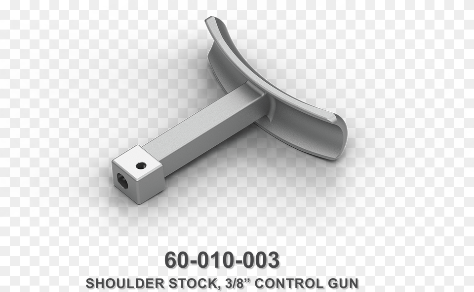 Control Gun Shoulder Stock Monochrome, Handle, Blade, Razor, Weapon Free Png