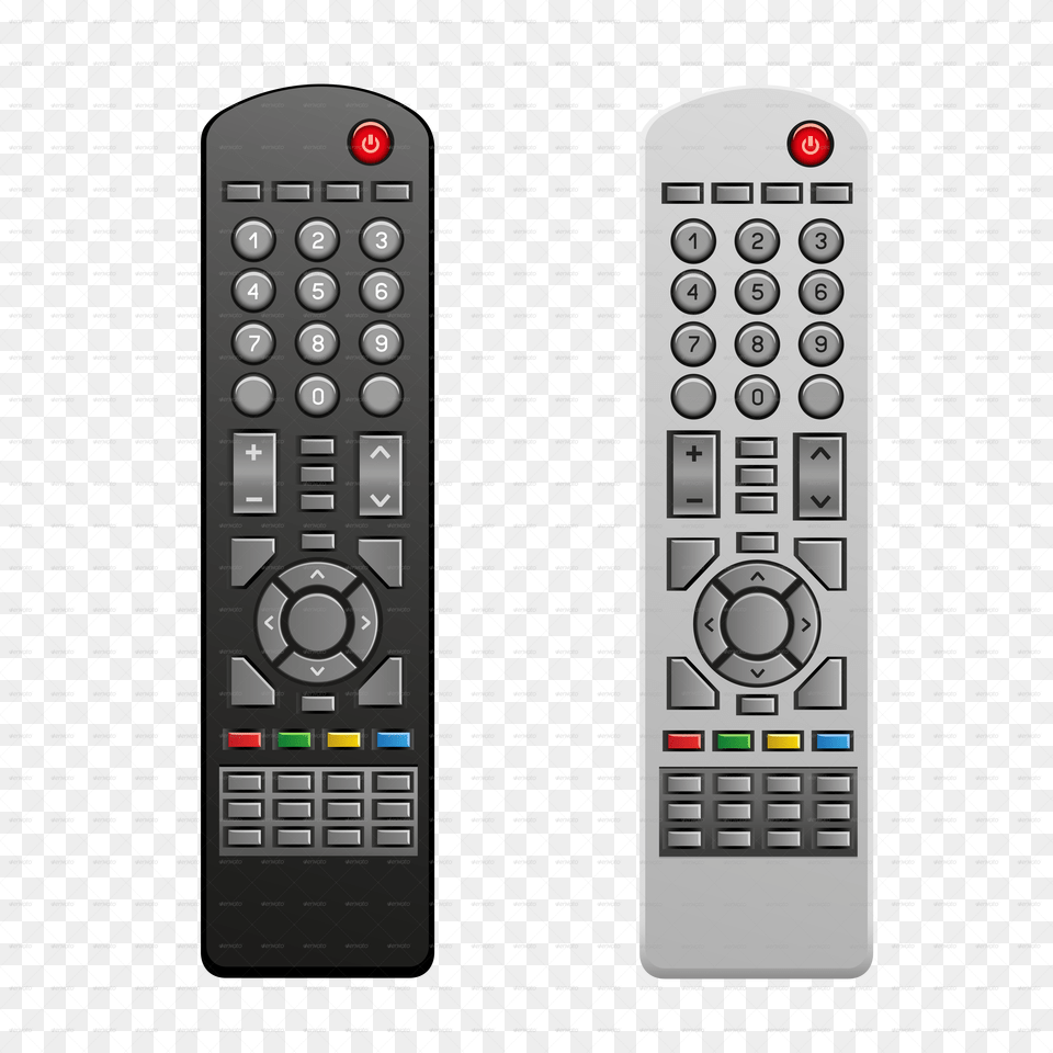Control Vector Tv Remote Tv Remote Controller, Electronics, Remote Control Free Png