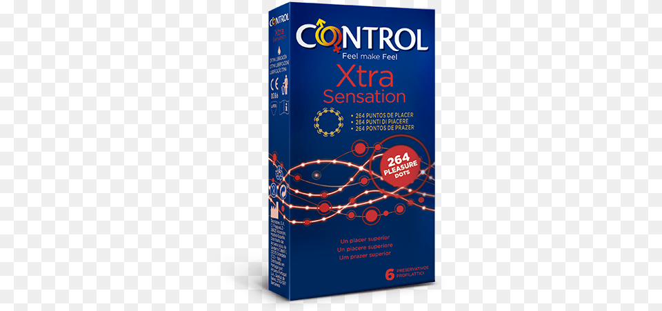 Control Xtra Sensation, Advertisement, Poster, Box Free Transparent Png