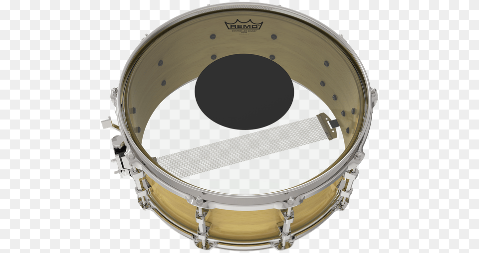 Controlled Sound Clear Black Dot Remo Controlled Sound Coated, Drum, Musical Instrument, Percussion, Disk Png