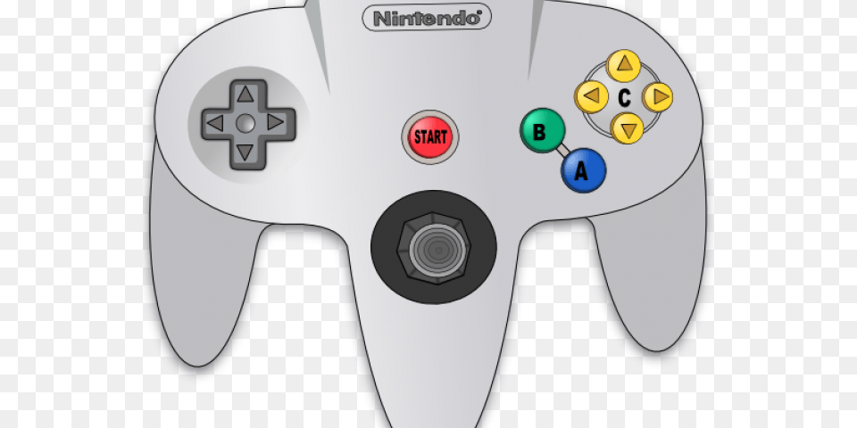 Controller Clipart Nintendo Controller Nintendo 64 Controller, Electronics, Disk Free Transparent Png