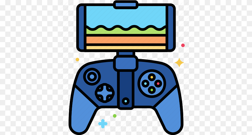 Controller Device Gamepad Icon On Iconfinder Video Games, Electronics, Joystick Free Png Download