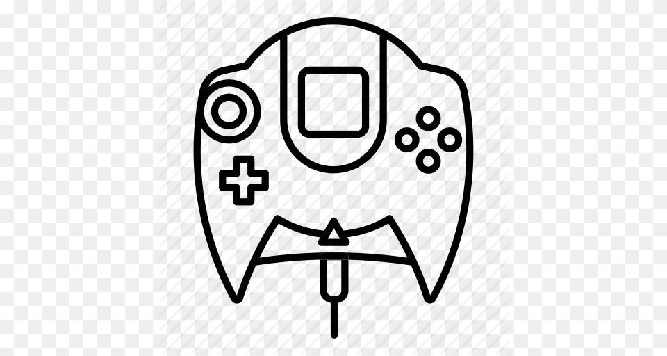 Controller Dreamcast Game Gamepad Joystick Icon, Electronics Free Png Download