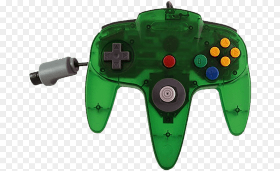 Controller For Your N64 We Suggest Ttx 64 See Through Controllers Green, Electronics, Electrical Device, Switch, Joystick Free Transparent Png