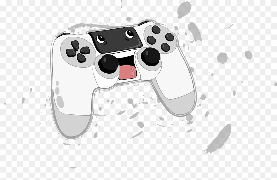 Controller Game Video Game Control Play Hobby Effect Of Video Gaming On Human, Electronics, Animal, Canine, Dog Free Transparent Png