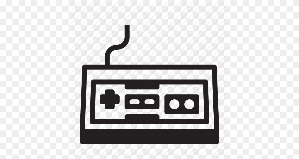 Controller Gamepad Gaming Nes Nintendo Pad Retro Icon, Gate, Weapon Png