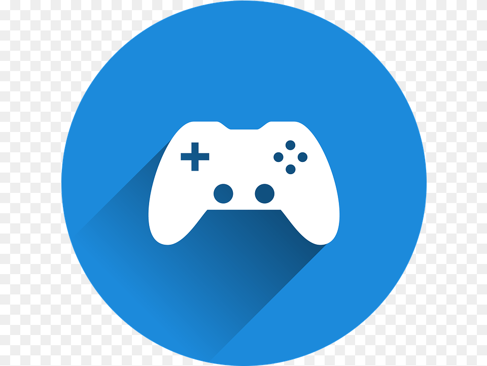 Controller Gamepad Video Games Vector Graphic On Pixabay Circle Gaming Controller Logo, Electronics, Disk Free Png Download
