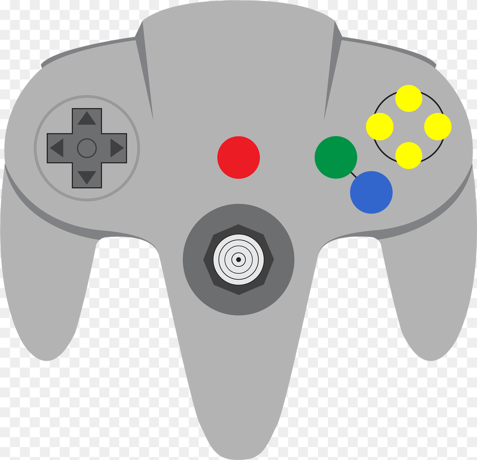 Controller Nintendo 64 Controller Vector, Electronics, Joystick Png Image