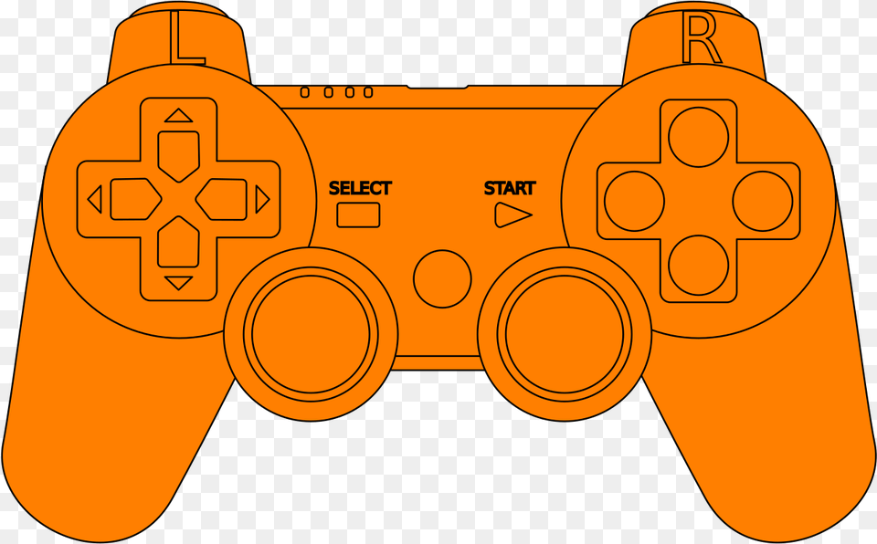 Controller Orange Svg Vector Clip, Electronics, Joystick, Railway, Train Png