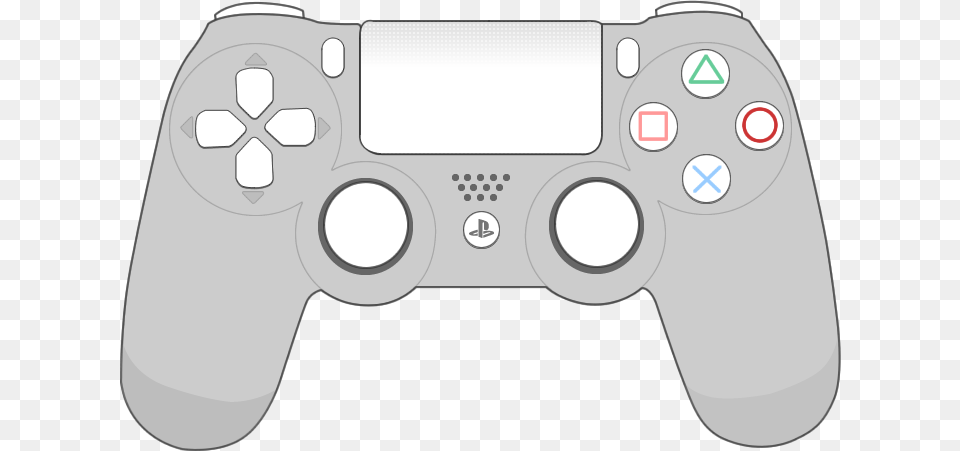 Controller Playstation 4 Controller Cartoon, Electronics, Joystick Free Png Download