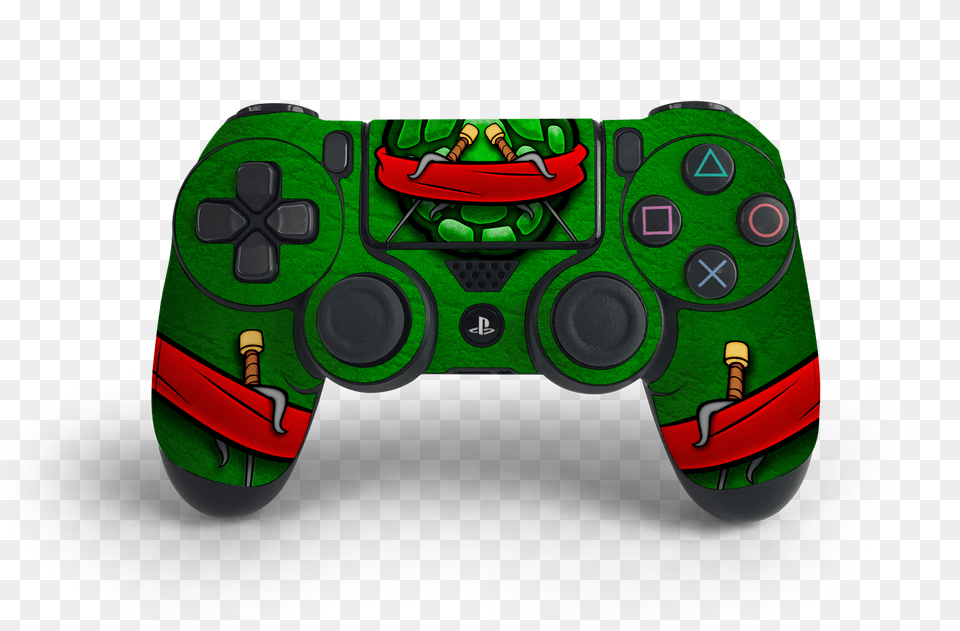 Controller Turtle Time Raph Decal Kitclass Lazyload Red Camo Ps4 Controller, Electronics, Joystick Png Image
