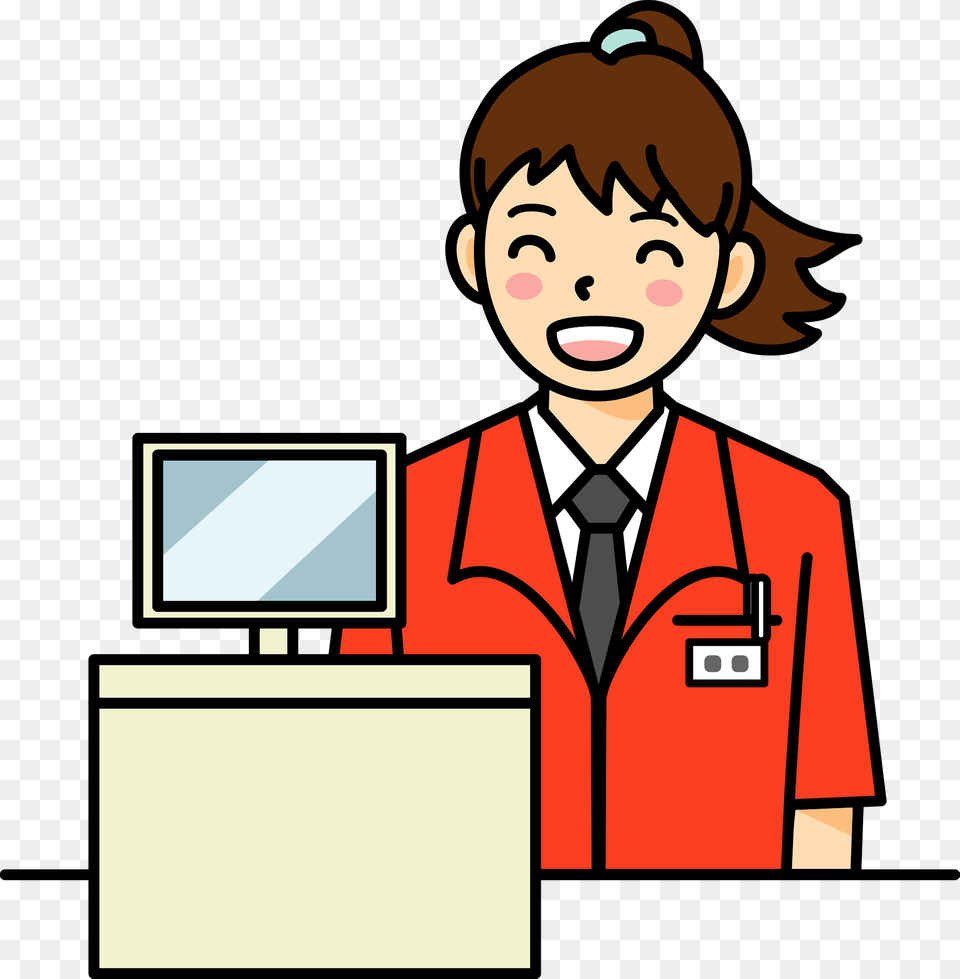Convenience Store Clerk Clipart, Person, Head, Face, Baby Png Image