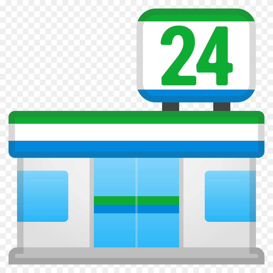 Convenience Store Icon Noto Emoji Travel Places Iconset Google, Text, Number, Symbol Free Transparent Png