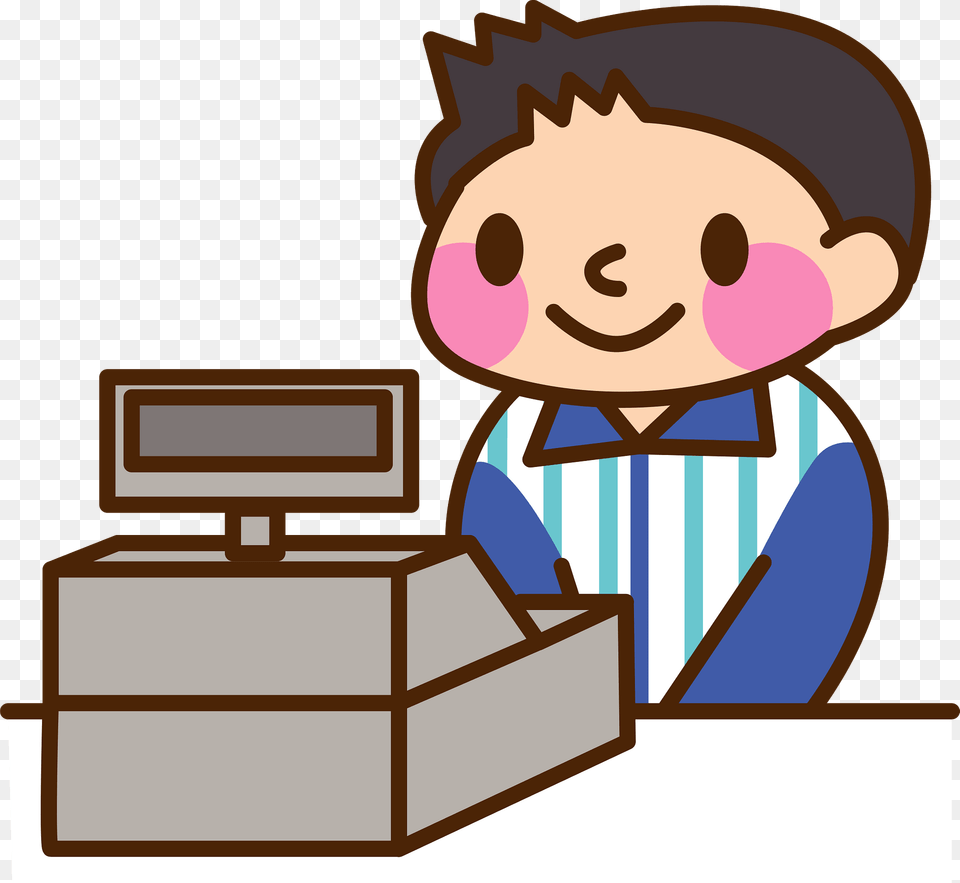 Convenience Store Staff Clipart, Computer Hardware, Electronics, Hardware, Animal Free Png