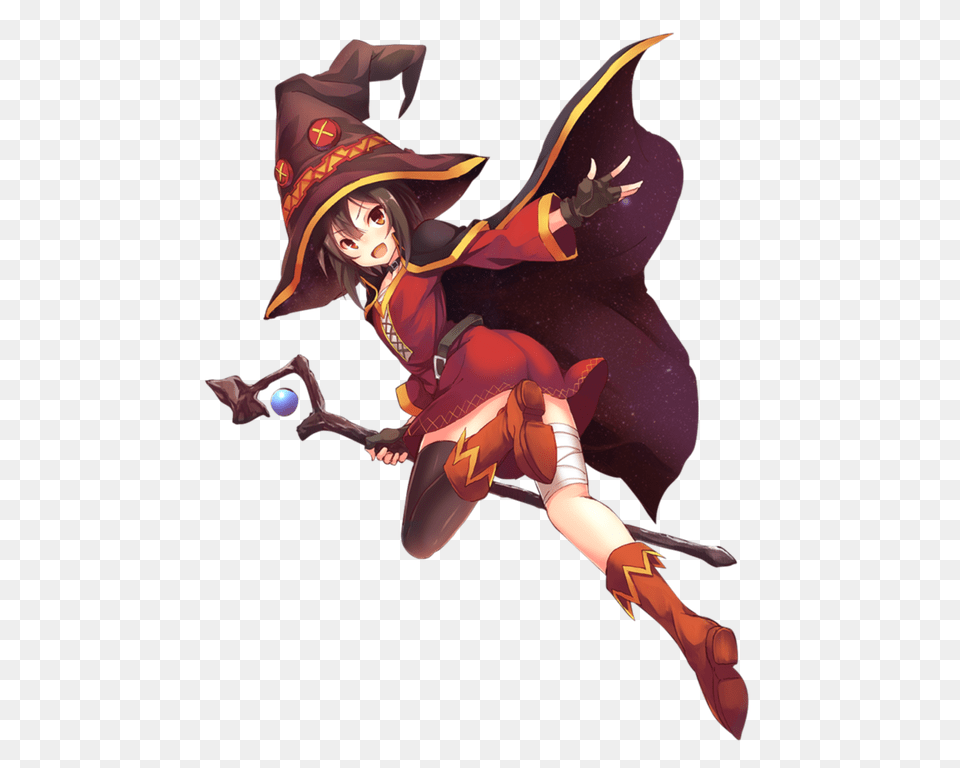 Conveniently Placed Foot Megumin Kono Subarashii Sekai Ni, Adult, Female, Person, Woman Png