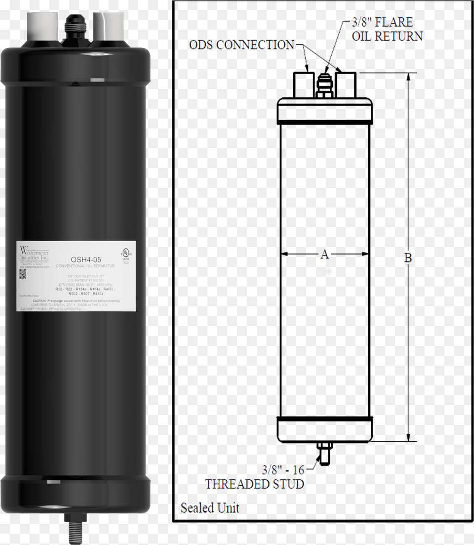 Conventional Separators Cylinder Oil Separator Os6, Bottle, Shaker, Machine Free Transparent Png
