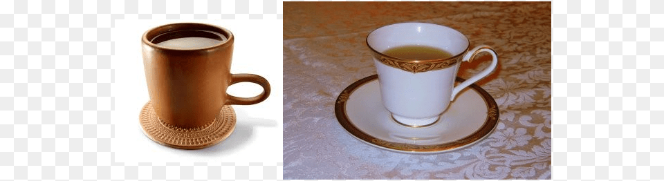 Conversation Between A Coffee Cup And A Tea Cup Tea Cup, Saucer, Beverage, Coffee Cup Png Image