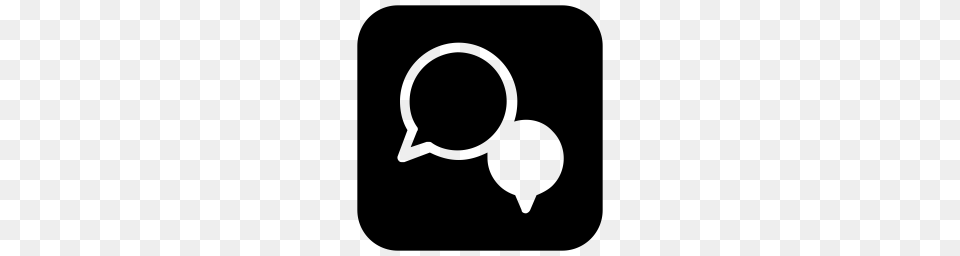 Conversation Icon, Gray Free Png
