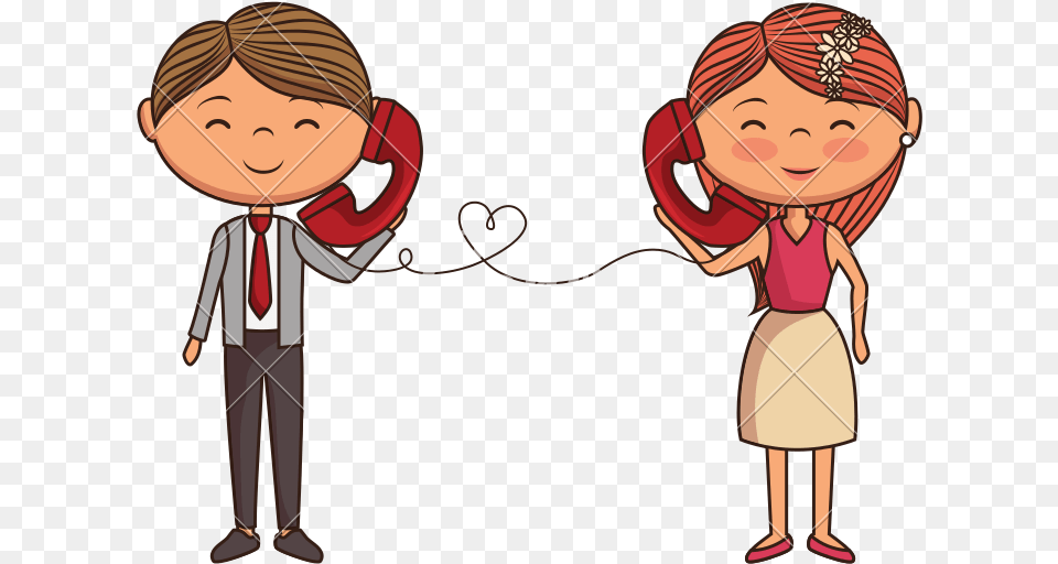 Conversation On The Phone Cartoon, Book, Comics, Publication, Woman Png