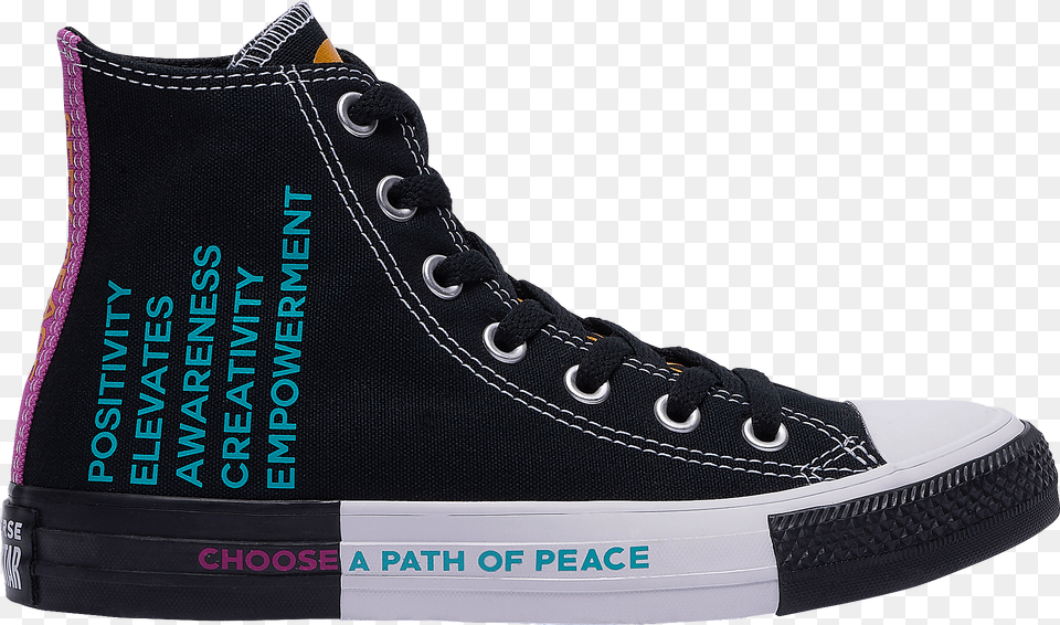 Converse All Star Hi Seek Peace Converse Chuck Taylor Seek Peace, Clothing, Footwear, Shoe, Sneaker Free Png Download