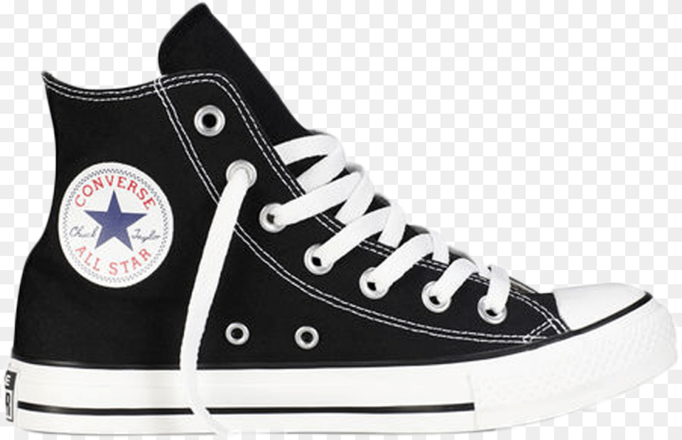 Converse All Star Logo Converse Chuck Taylor All Star Converse Hi Top Black, Clothing, Footwear, Shoe, Sneaker Free Png