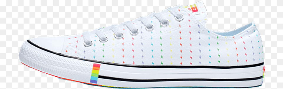 Converse All Star Low Top Pride White Converses Clothing, Footwear, Shoe, Sneaker Free Png Download