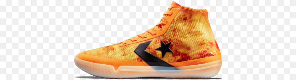 Converse All Star Pro Bb High U0027flamesu0027 Lace Up, Clothing, Footwear, Shoe, Sneaker Png Image