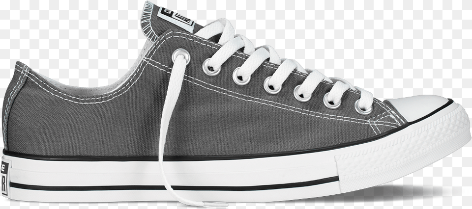 Converse Charcoal Low Top Converse All Star Ox, Canvas, Clothing, Footwear, Shoe Free Png Download
