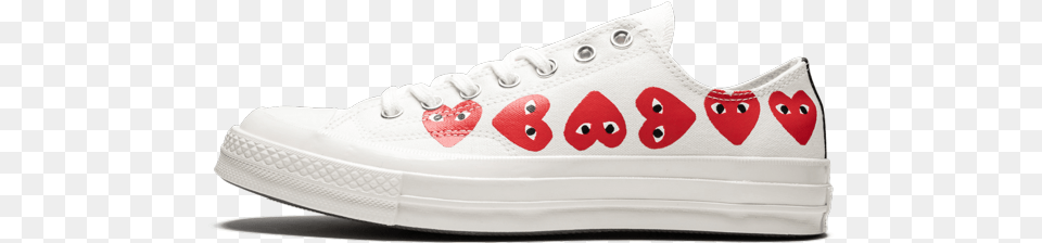 Converse Chuck 70 Ox Comme Des Play Multi Comme Des, Clothing, Footwear, Shoe, Sneaker Free Png Download