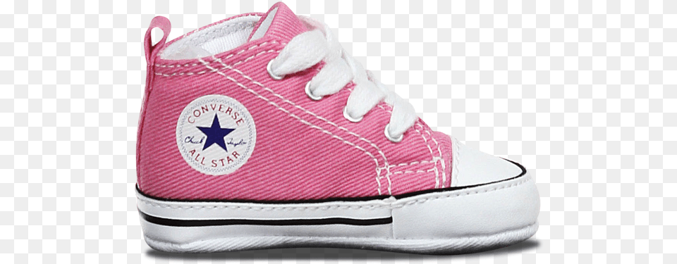Converse Chuck Taylor All Star Baby Hi Shoe Converse Crib First Star Hi, Clothing, Footwear, Sneaker Free Transparent Png
