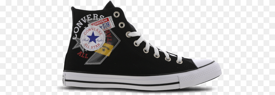 Converse Chuck Taylor All Star High Converse Chuck 70 Black, Clothing, Footwear, Shoe, Sneaker Free Png Download