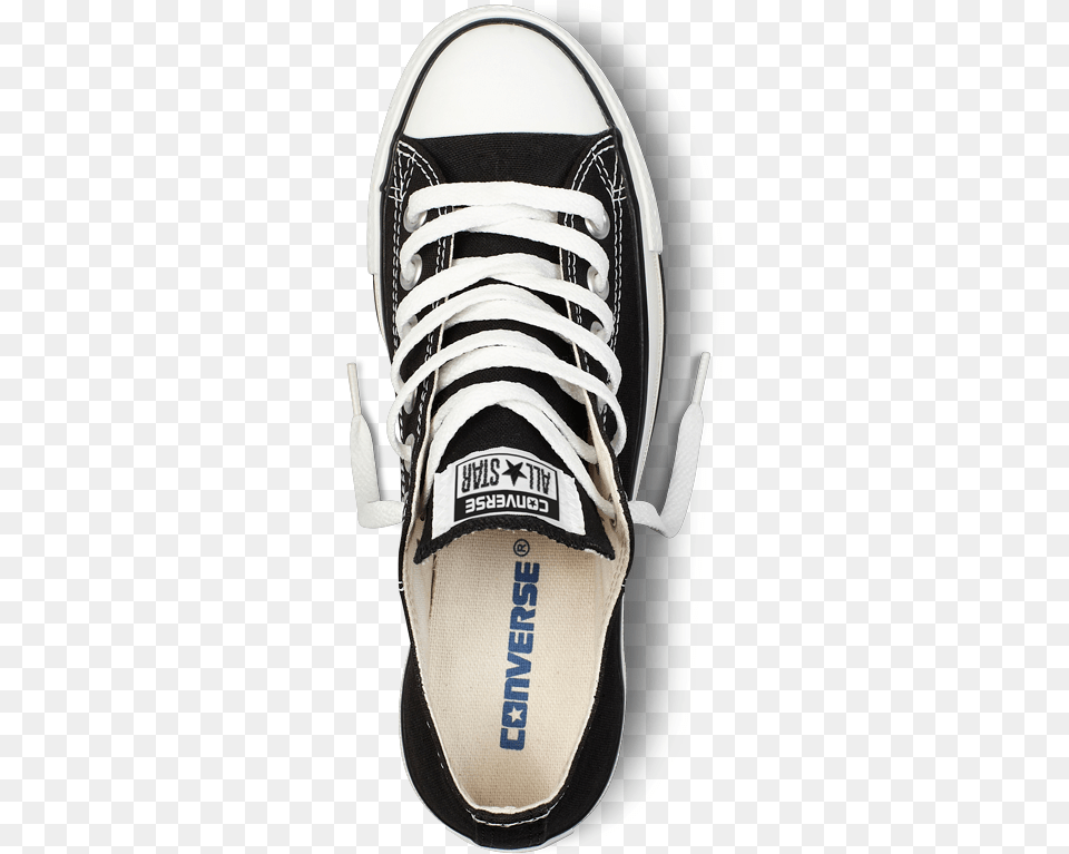 Converse Chuck Taylor All Star Ox Black Shoes Top View, Clothing, Footwear, Shoe, Sneaker Free Png