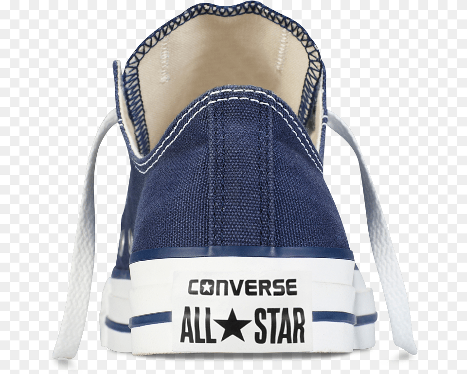 Converse Chuck Taylor All Star Ox Navy Converse Back Of Shoe, Clothing, Footwear, Sneaker Free Transparent Png