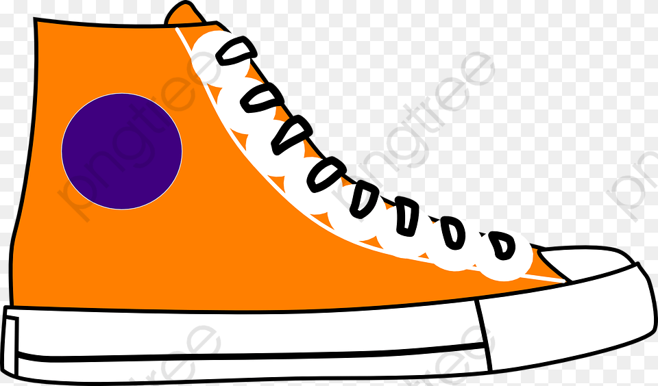 Converse Clipart Yellow Converse Clipart, Clothing, Footwear, Shoe, Sneaker Png Image