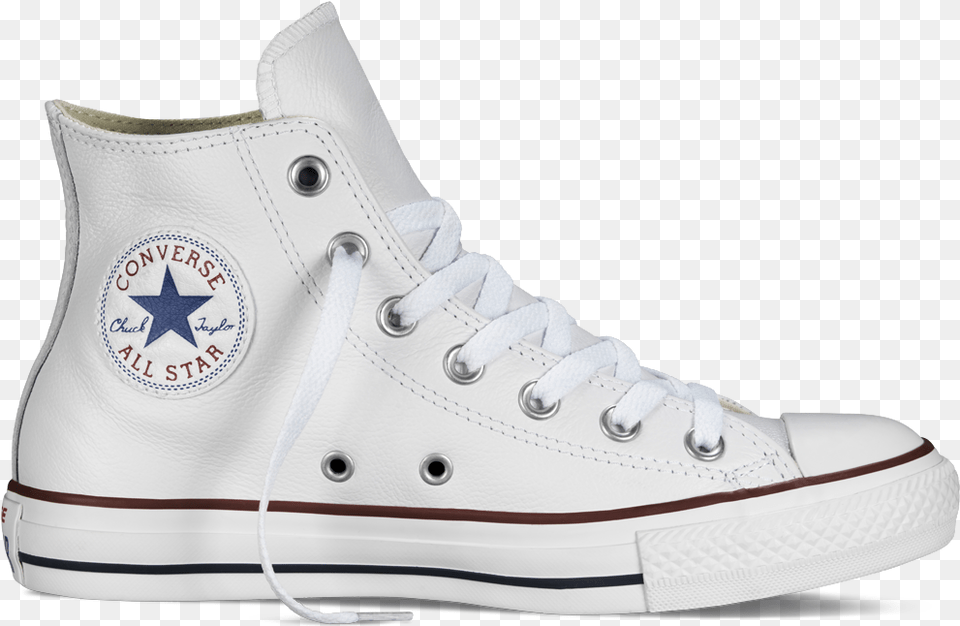 Converse Leather Chuck Taylor Converse All Star, Clothing, Footwear, Shoe, Sneaker Png Image