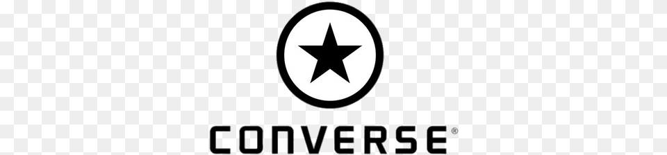 Converse Logo Transparent Stickpng Converse Logo Transparent, Symbol, Star Symbol, Scoreboard Png Image