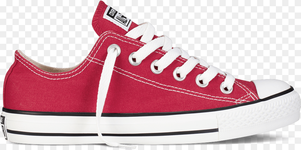 Converse Red Low Top Chuck Taylor Red Low, Canvas, Clothing, Footwear, Shoe Free Png