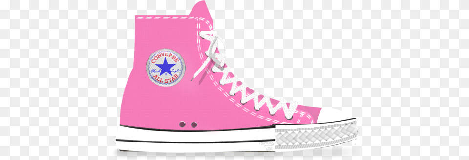 Converse Rose Icon Ico Or Icns Blue Converse Transparent Background, Clothing, Footwear, Shoe, Sneaker Png