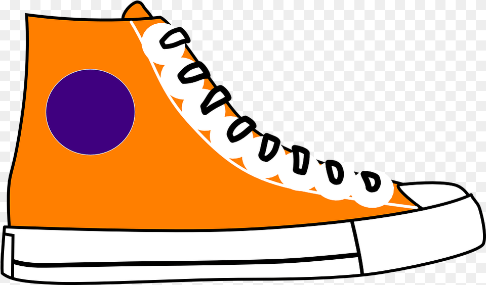 Converse Shoe Orange Pete The Cat Shoes Clipart, Clothing, Footwear, Sneaker, Animal Free Png Download