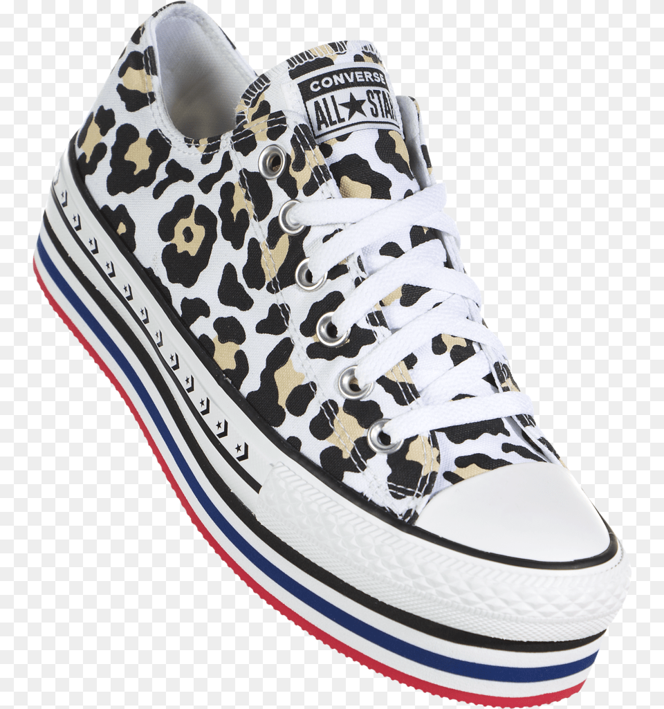 Converse Womenu0027s Chuck Taylorr All Star Layer Platform Logo Play Plimsoll, Clothing, Footwear, Shoe, Sneaker Free Png