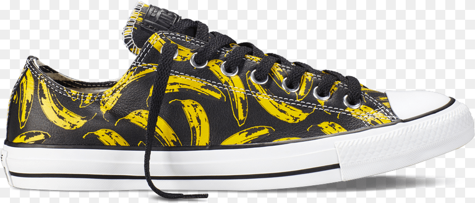 Converse X Andy Warhol Banana, Clothing, Footwear, Shoe, Sneaker Png Image