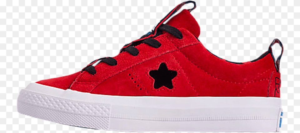 Converse X Hello Kitty One Star Ox Fiery Red Where To Buy Plimsoll, Clothing, Footwear, Shoe, Sneaker Free Png Download